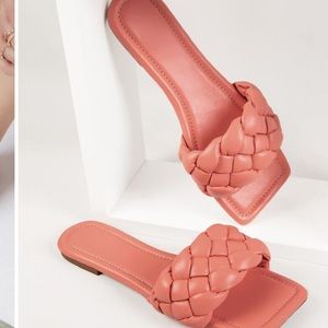 SHEIN braided sandals